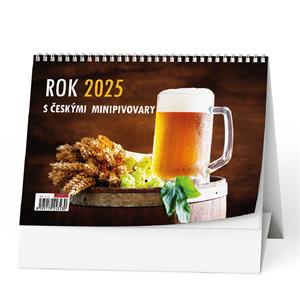 Desk Calendar 2025 The year 2025 with Czech microbreweries