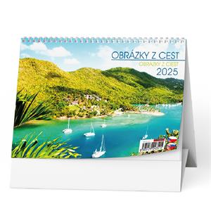 Desk Calendar 2025 Travel pictures