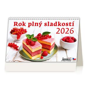 Desk calendar 2026 - A year full of sweets