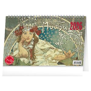 Desk calendar 2026 Alfons Mucha
