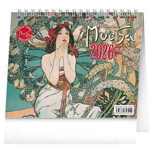 Desk calendar 2026 Alfons Mucha