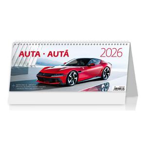 Desk calendar 2026 - Cars