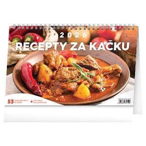 Desk calendar 2026 Cheap recipes