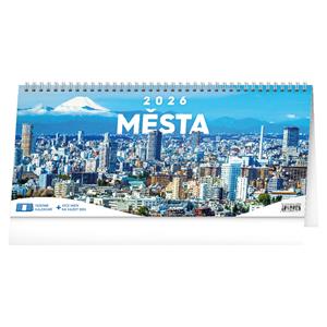 Desk Calendar 2026 Cities – 14-days