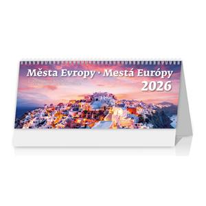 Desk calendar 2026 - Cities of Europe