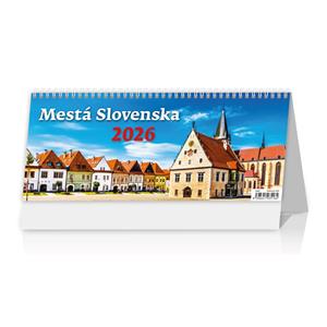 Desk Calendar 2026 - Cities of Slovakia
