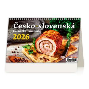 Desk calendar 2026 - Czech-Slovak cookbook/cookbook