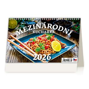 Desk calendar 2026 - International cookbook