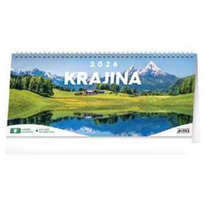 Desk Calendar 2026 Landscape – 14-days