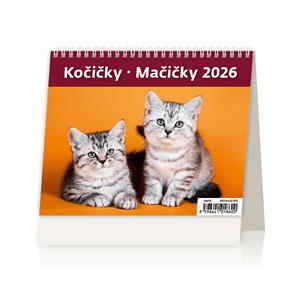 Desk calendar 2026 - MiniMax Cats