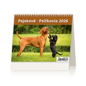 Desk calendar 2026 - MiniMax Dogs