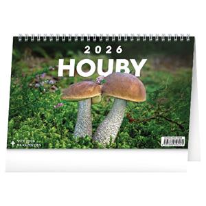 Desk calendar 2026 Mushrooms