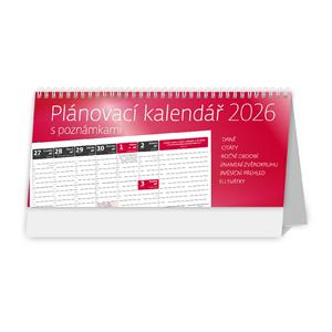 Desk calendar 2026 - Planning calendar with notes