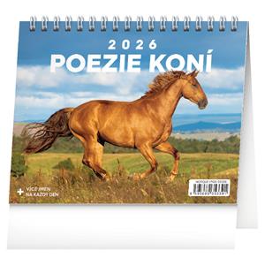 Desk calendar 2026 Poetry of horses
