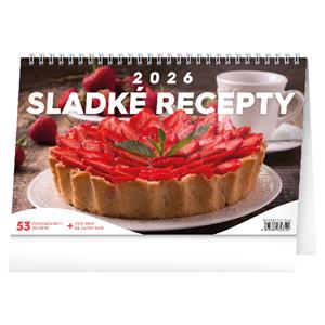 Desk calendar 2026 Sweet recipes