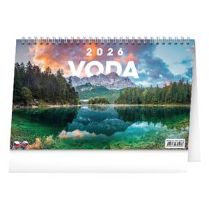 Desk calendar 2026 Water CZ/SK