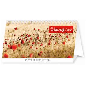 Desk Calendar Poppies Line SK 2016