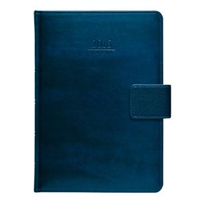 Diary Atlas with loop 2016 weekly A5 - blue