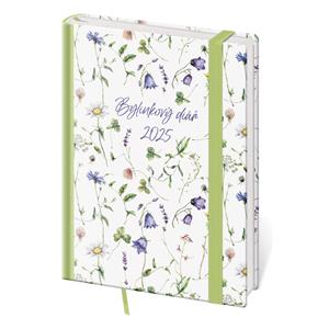 Diary B6 2025 weekly Herbal diary Flowers