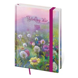 Diary B6 2025 weekly Meadow herbal diary