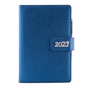 Diary BRILIANT daily A5 2023 Polish - dark blue