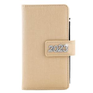 Diary BRILLIANT weekly pocket 2023 Czech - gold