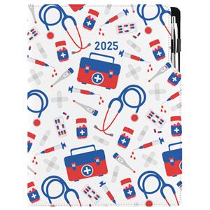 Diary DESIGN daily A4 2025 PL - Doctor