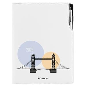 Diary DESIGN daily A4 2025 PL - London