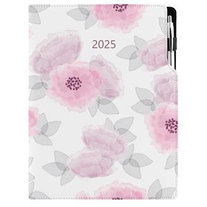 Diary DESIGN daily A4 2025 PL - Peony