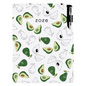 Diary DESIGN daily A5 2026 CZ - Avocado