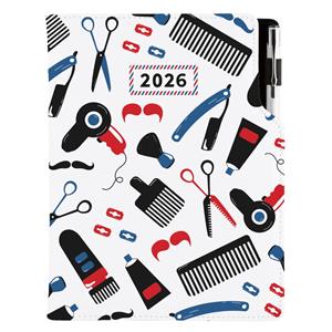 Diary DESIGN daily A5 2026 CZ - Barber