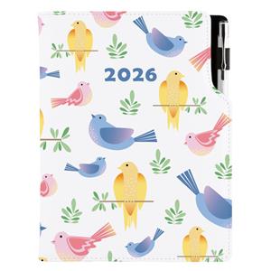 Diary DESIGN daily A5 2026 CZ - Birds