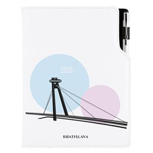 Diary DESIGN daily A5 2026 CZ - Bratislava