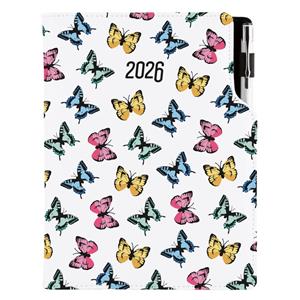Diary DESIGN daily A5 2026 CZ - Color Butterfly