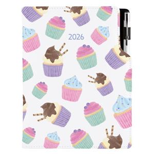 Diary DESIGN daily A5 2026 CZ - Cupcake