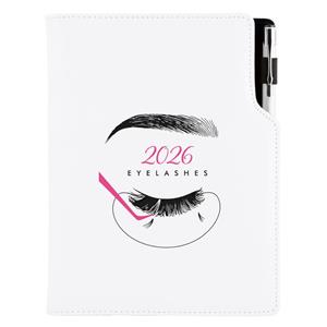 Diary DESIGN daily A5 2026 CZ - Eyelashes
