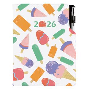 Diary DESIGN daily A5 2026 CZ - Ice lollies