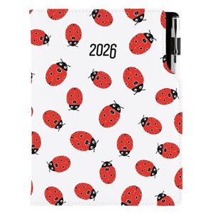 Diary DESIGN daily A5 2026 CZ - Ladybug