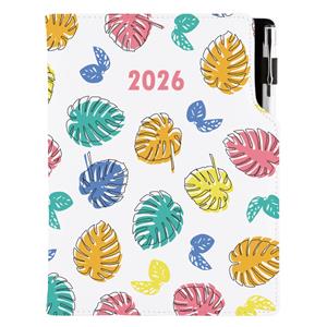Diary DESIGN daily A5 2026 CZ - Leaves