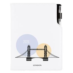 Diary DESIGN daily A5 2026 CZ - London