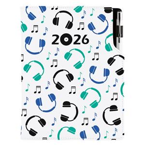 Diary DESIGN daily A5 2026 CZ - Music