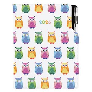 Diary DESIGN daily A5 2026 CZ - Owl