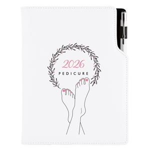 Diary DESIGN daily A5 2026 CZ - Pedicure