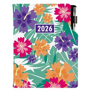Diary DESIGN daily A5 2026 CZ - Tropic