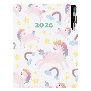 Diary DESIGN daily A5 2026 CZ - Unicorn