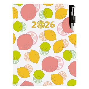Diary DESIGN daily A5 2026 SK - Lemon