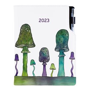 Diary DESIGN daily B6 2023 PL - Mushrooms