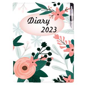 Diary DESIGN weekly A4 2023 - Flowers
