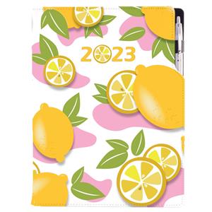 Diary DESIGN weekly A4 2023 - Lemon