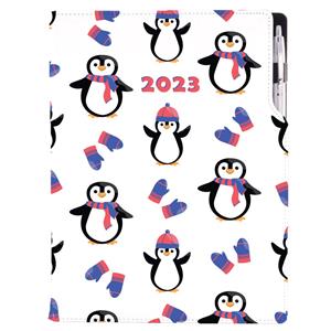Diary DESIGN weekly A4 2023 - Penguin
